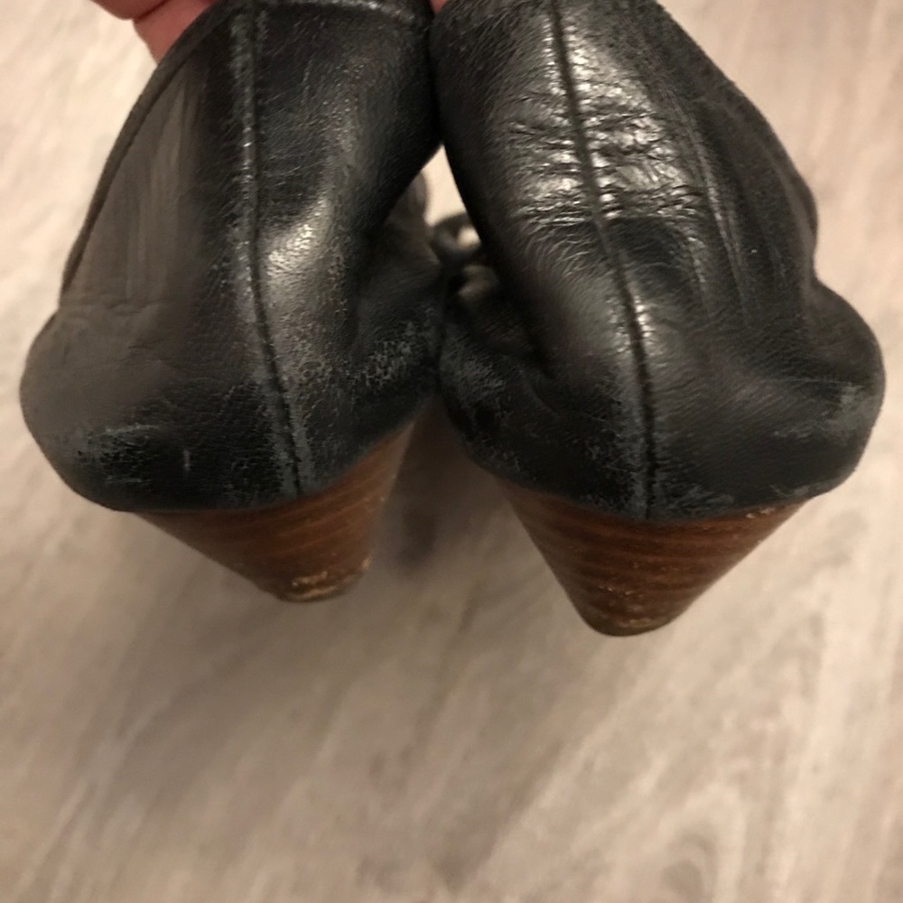 Cole haan leather nike air peep toe heels - Picture 5 of 5